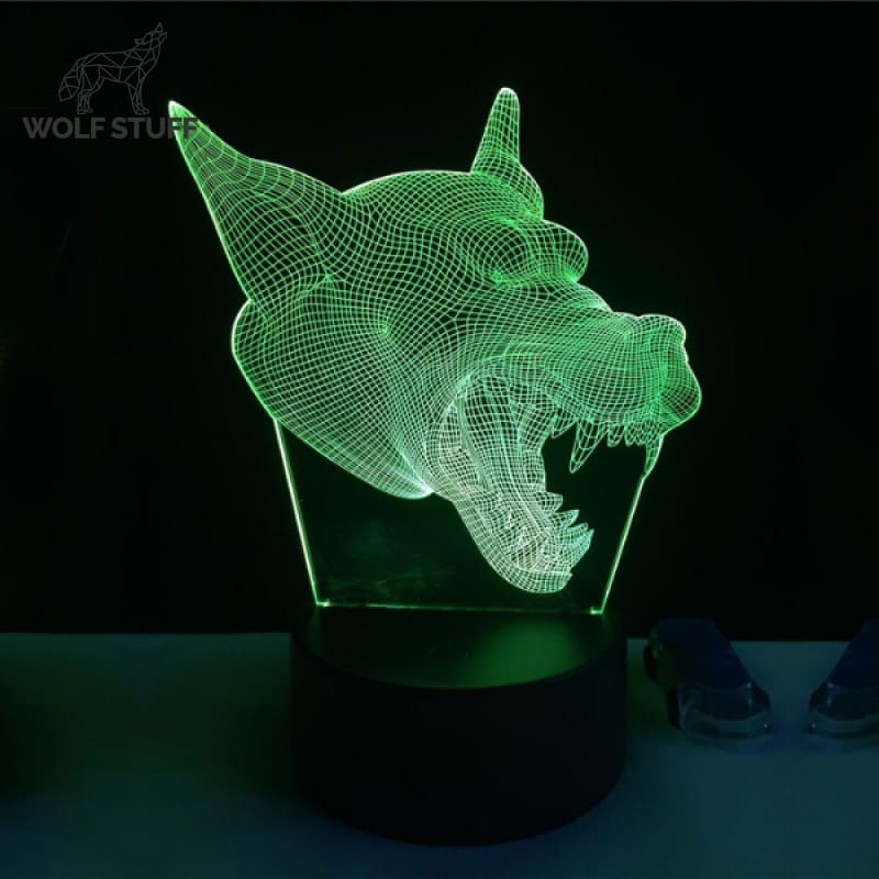 Wolf floor lamp