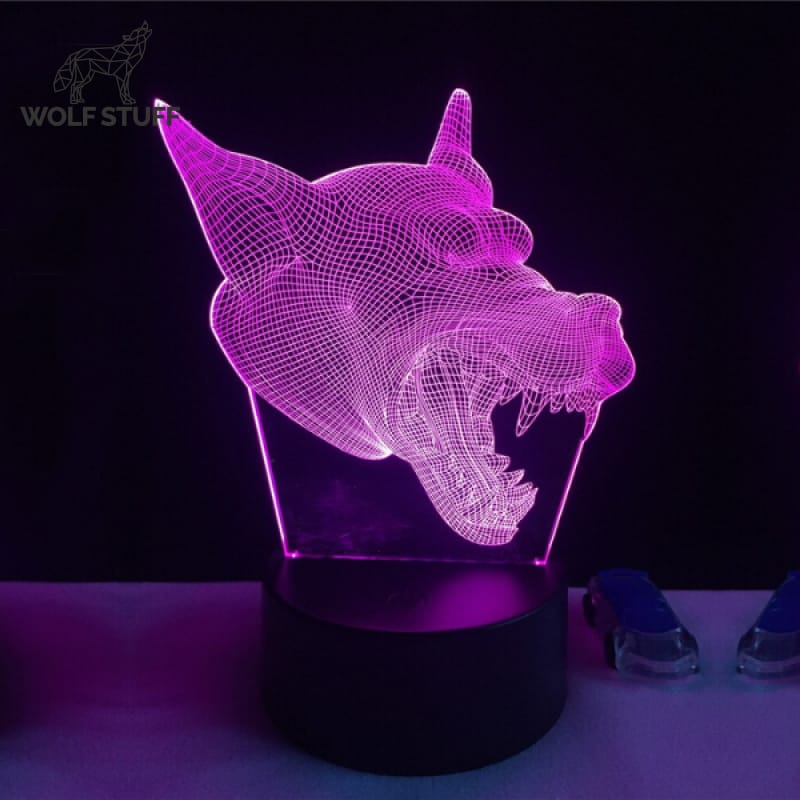 Wolf floor lamp