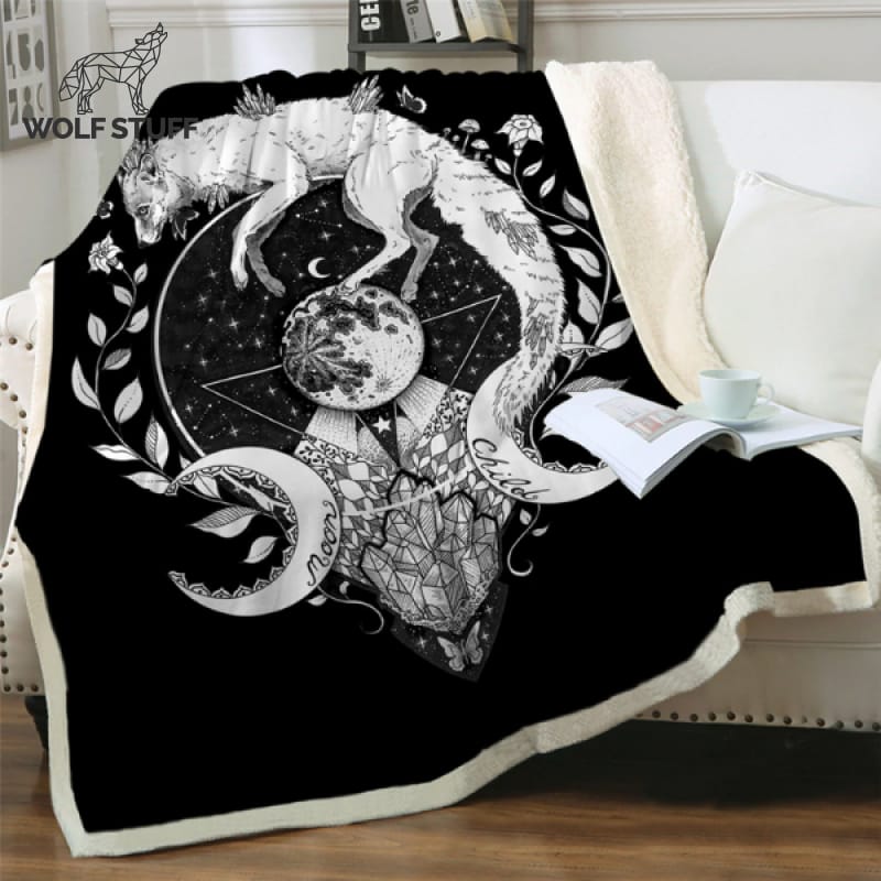 Wolf Galaxy Blanket