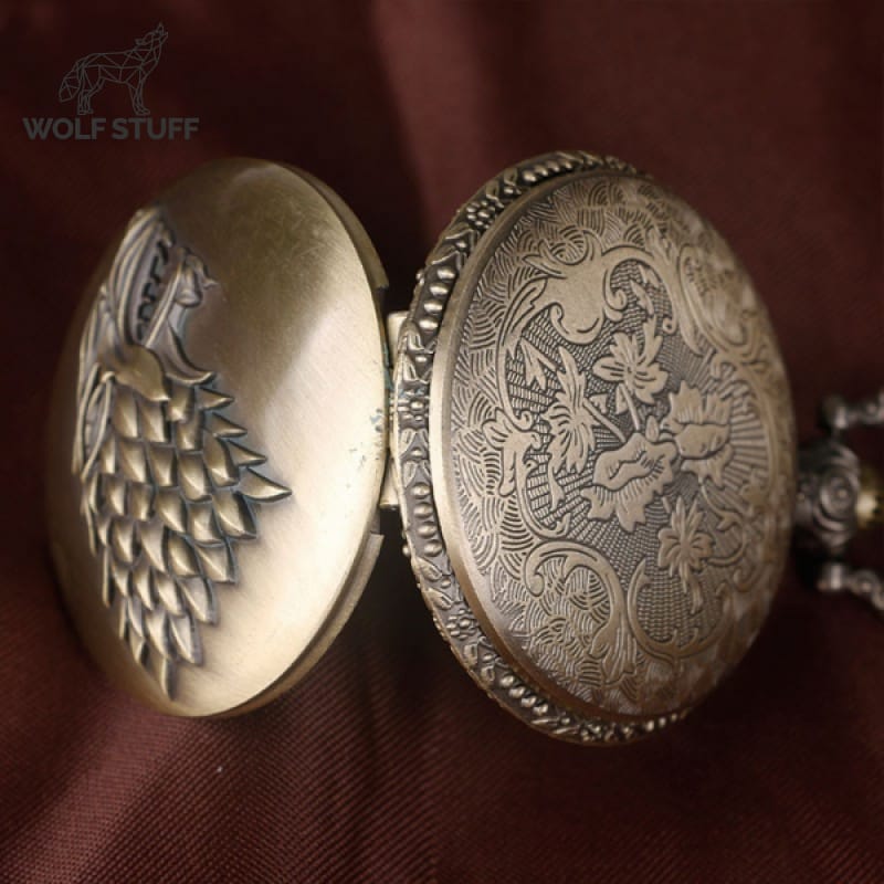 Wolf Game of Thrones Pocket Watch