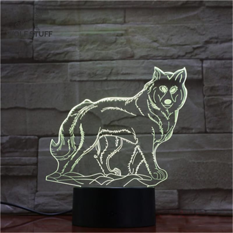 Wolf hand lamp