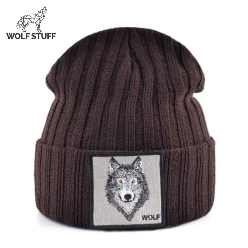 Wolf Head Beanie