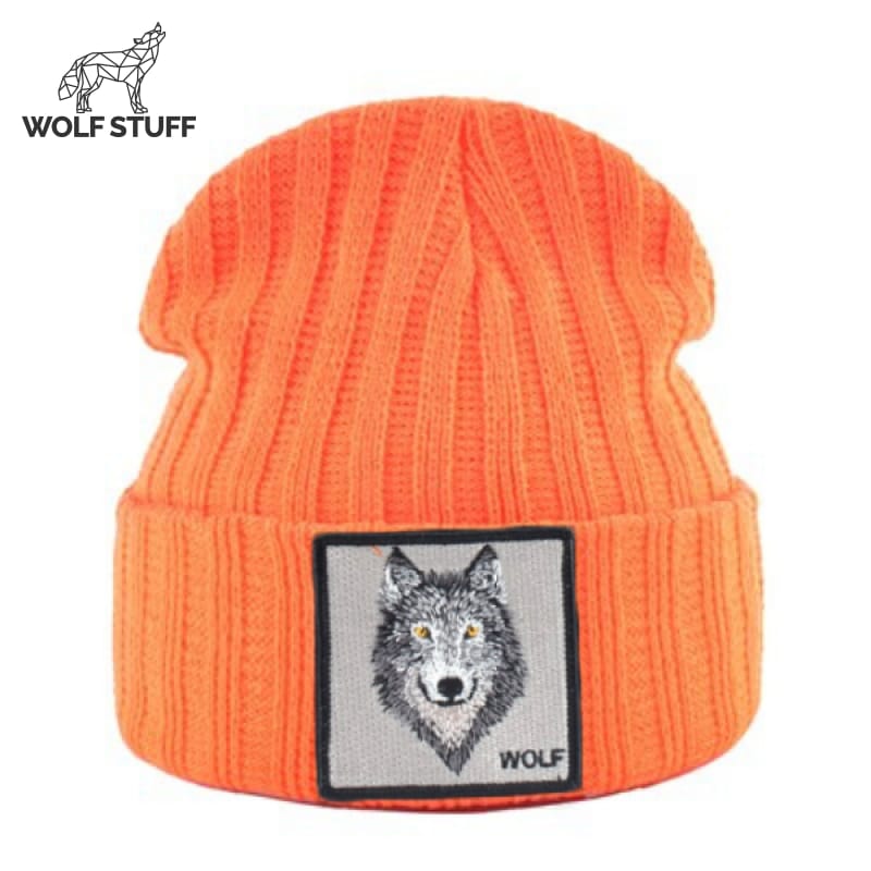 Wolf Head Beanie