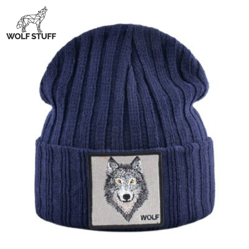 Wolf Head Beanie