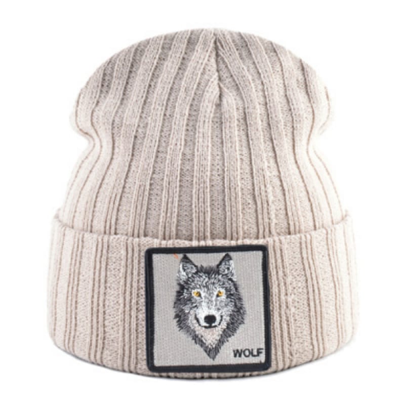 Wolf Head Beanie