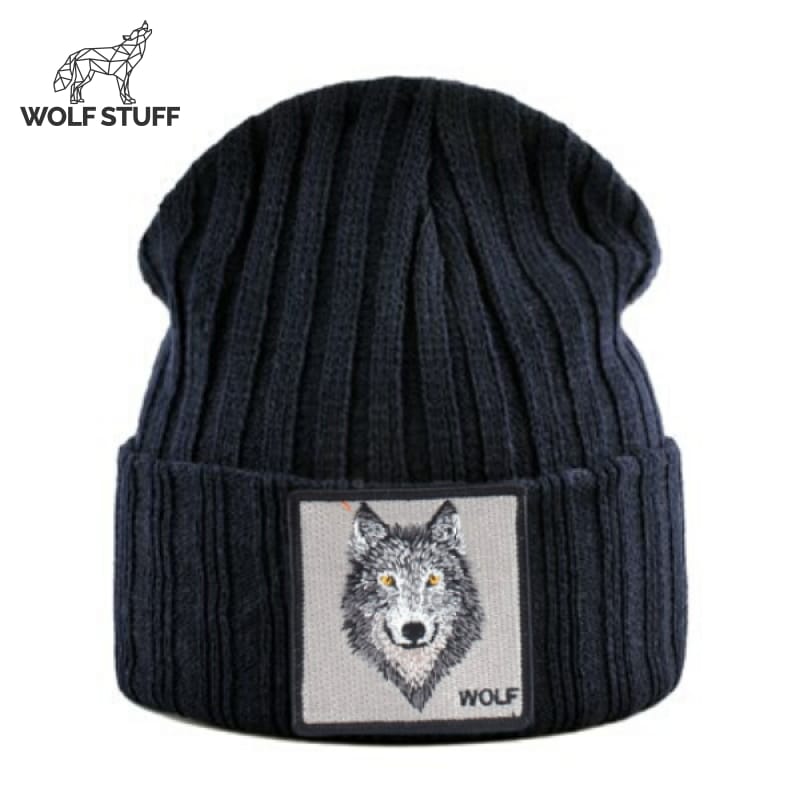 Wolf Head Beanie