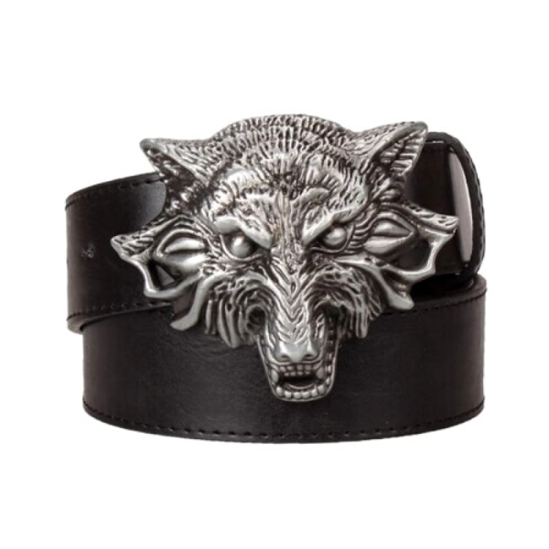 Wolf Head Belt Buckle