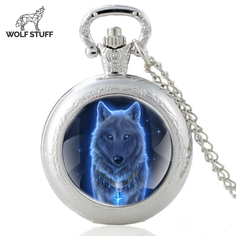 Wolf Head Pocket Watch