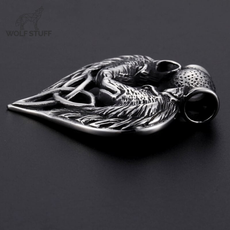 Wolf Heart Necklace