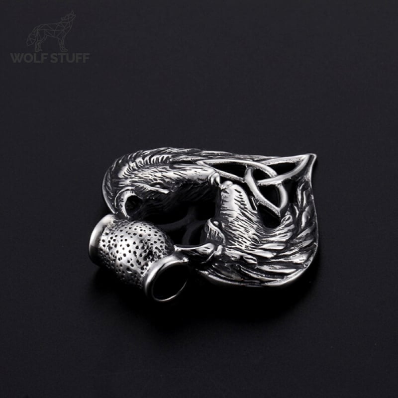 Wolf Heart Necklace