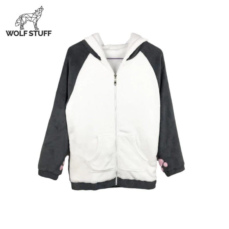 Wolf Hoodie with Ears