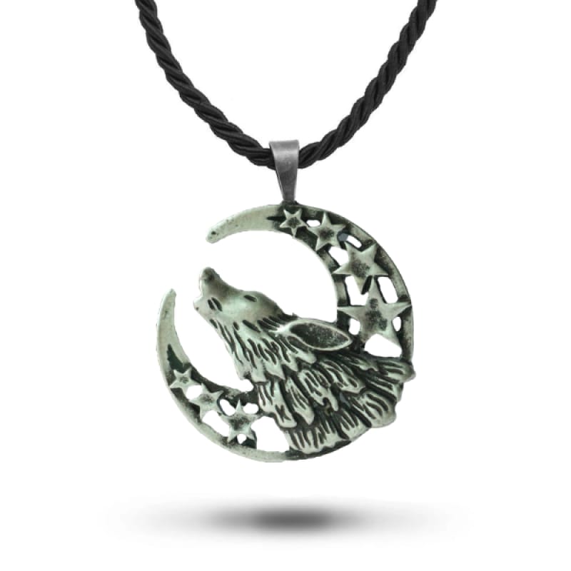 Wolf Howling Necklace