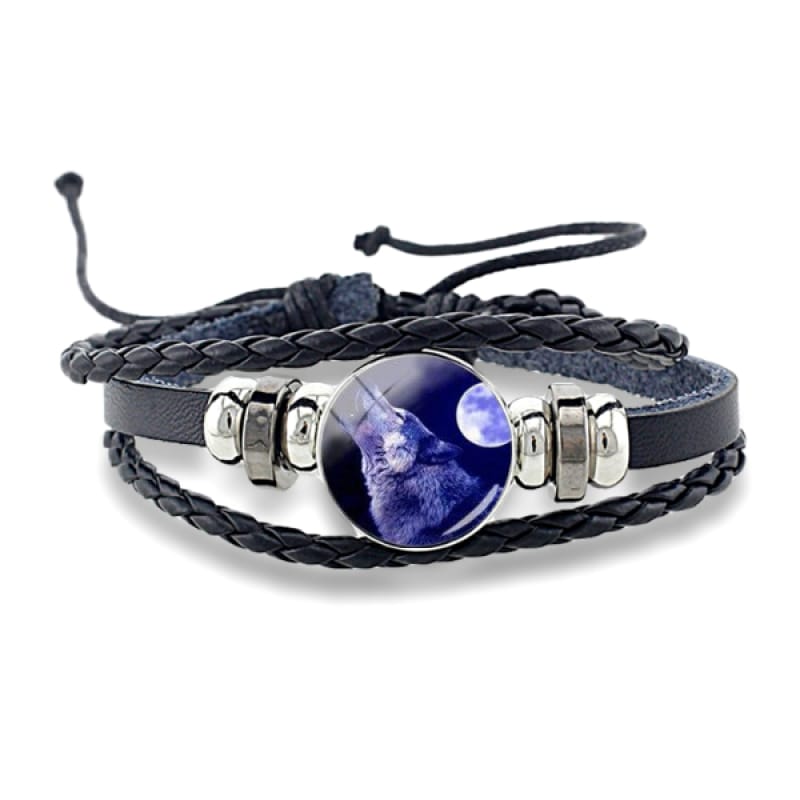 Wolf Infinity Bracelet