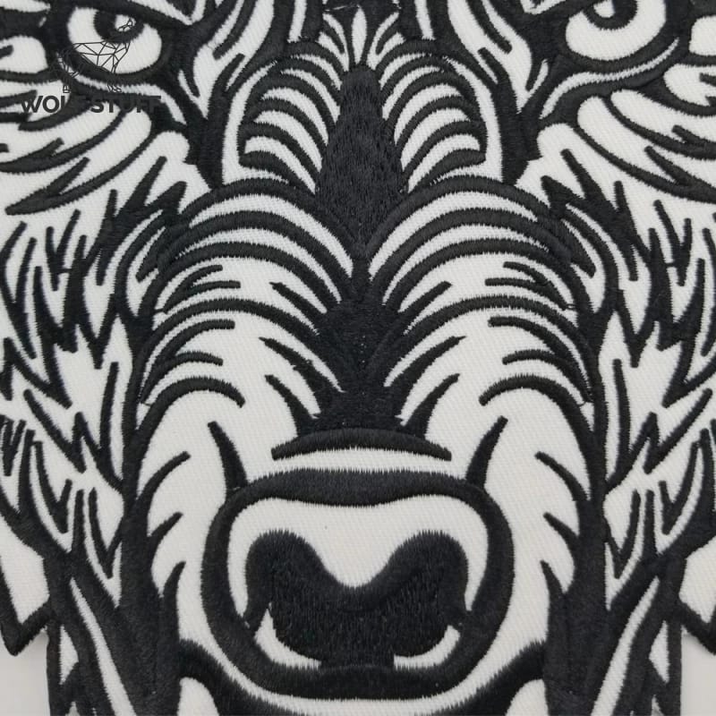 Wolf logo patch