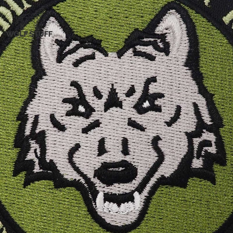 Wolf military patch