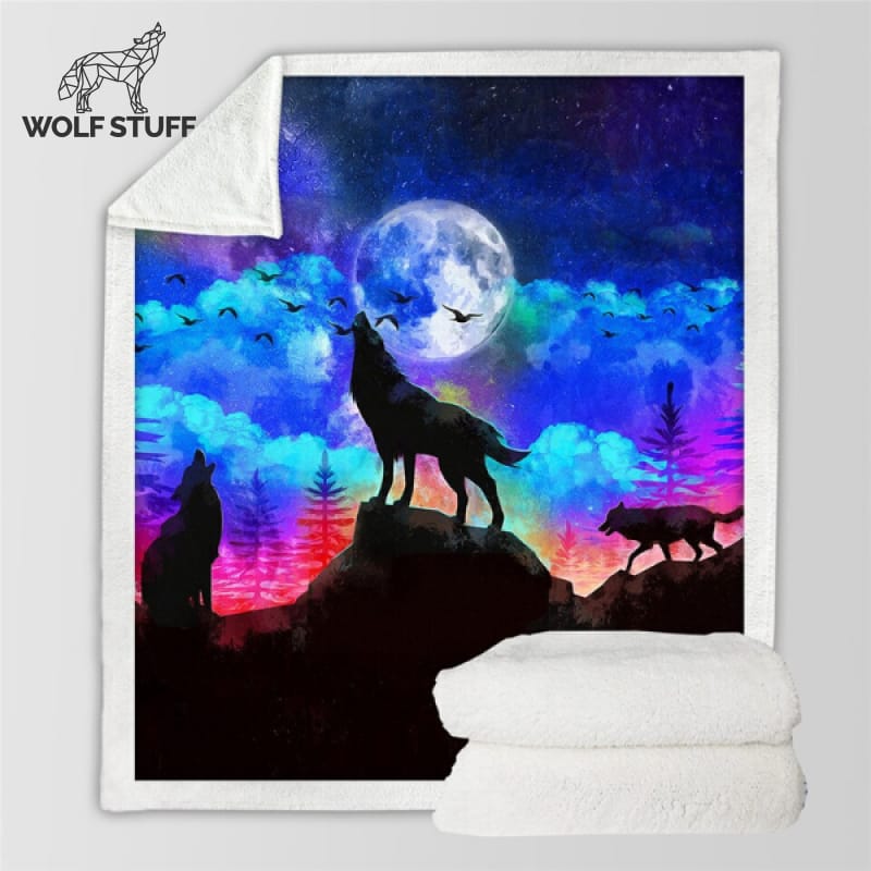 Wolf Mink Blanket
