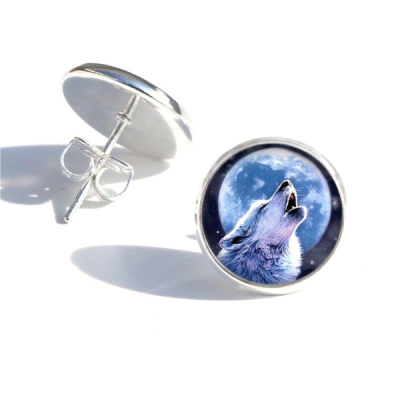 Wolf Moon Earrings