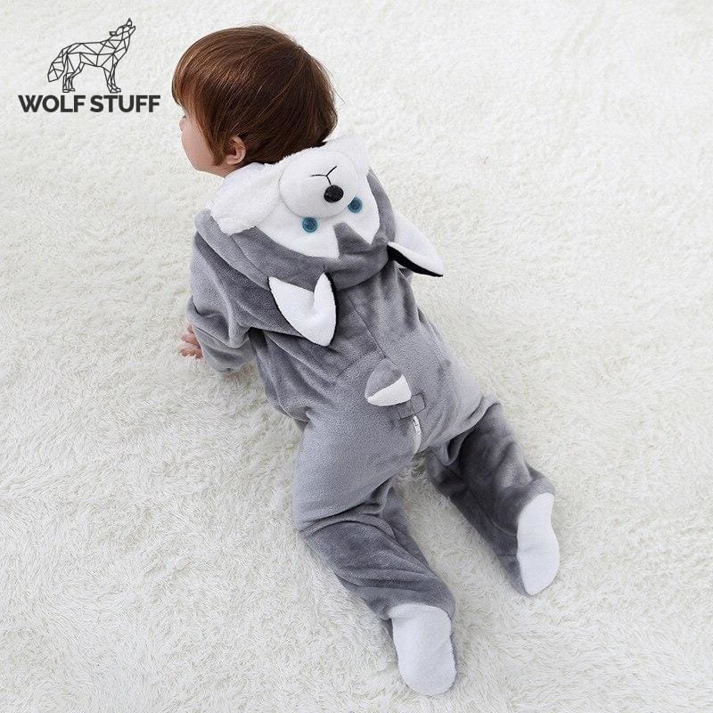 Wolf Onesie Baby