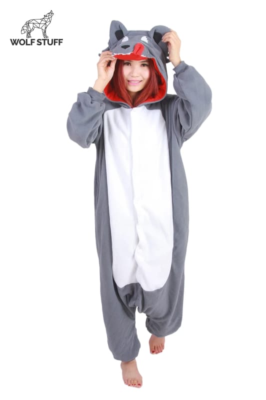 Wolf Onesie for Adults