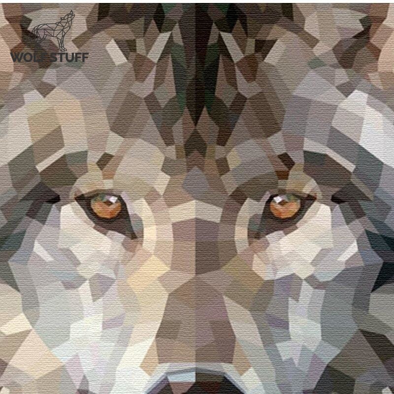 Wolf picture for wall