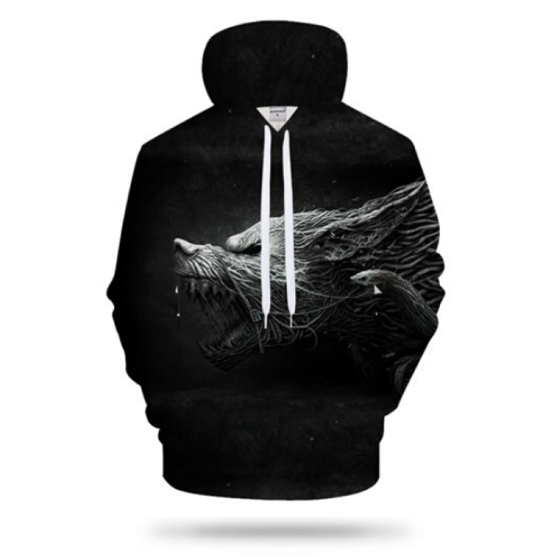 Wolf Pullover Hoodie