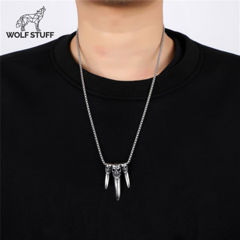 Wolf Skull Necklace