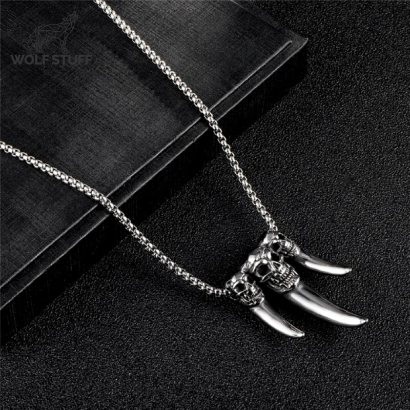 Wolf Skull Necklace