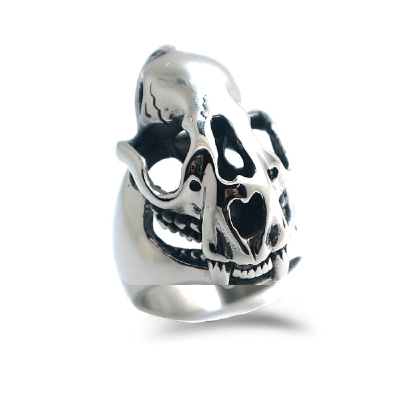 Wolf Skull Ring