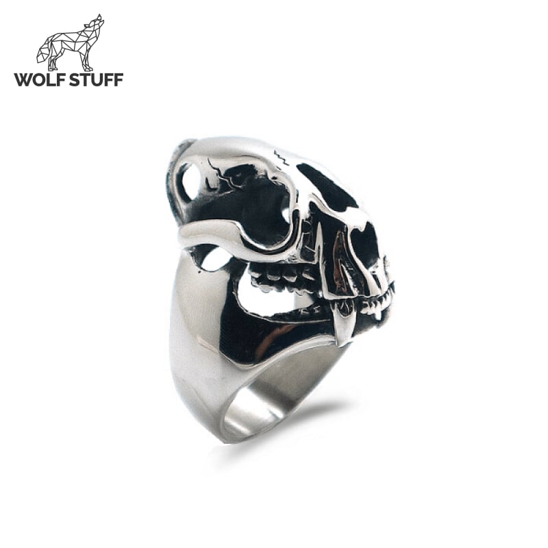 Wolf Skull Ring