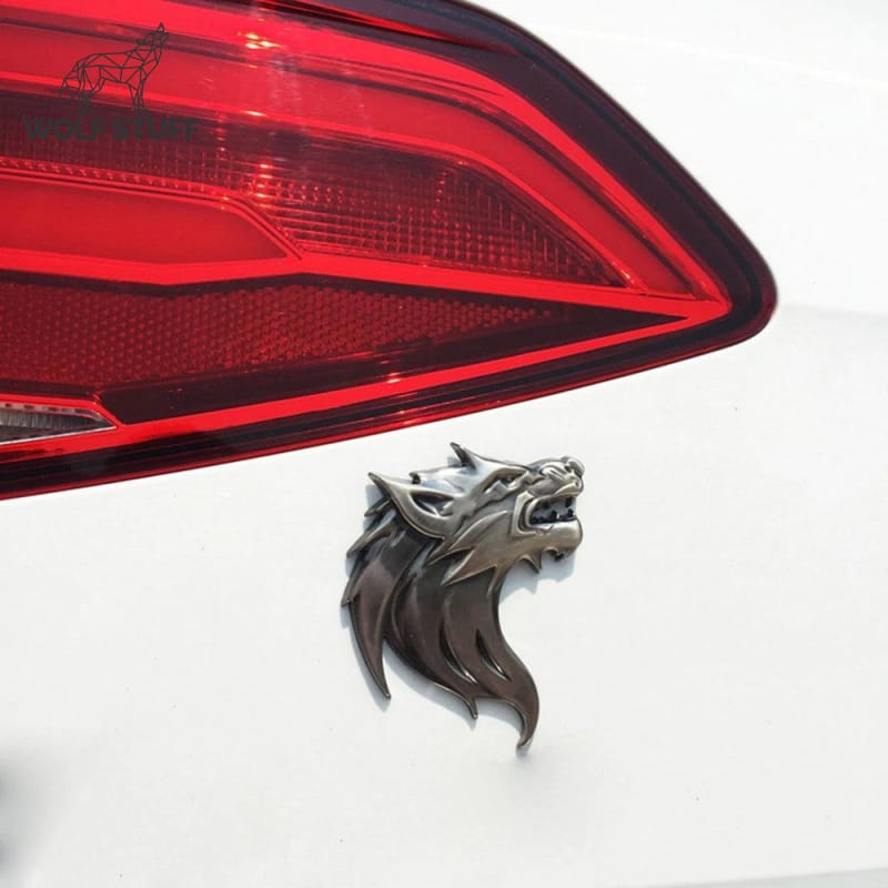 Wolf sticker for bike