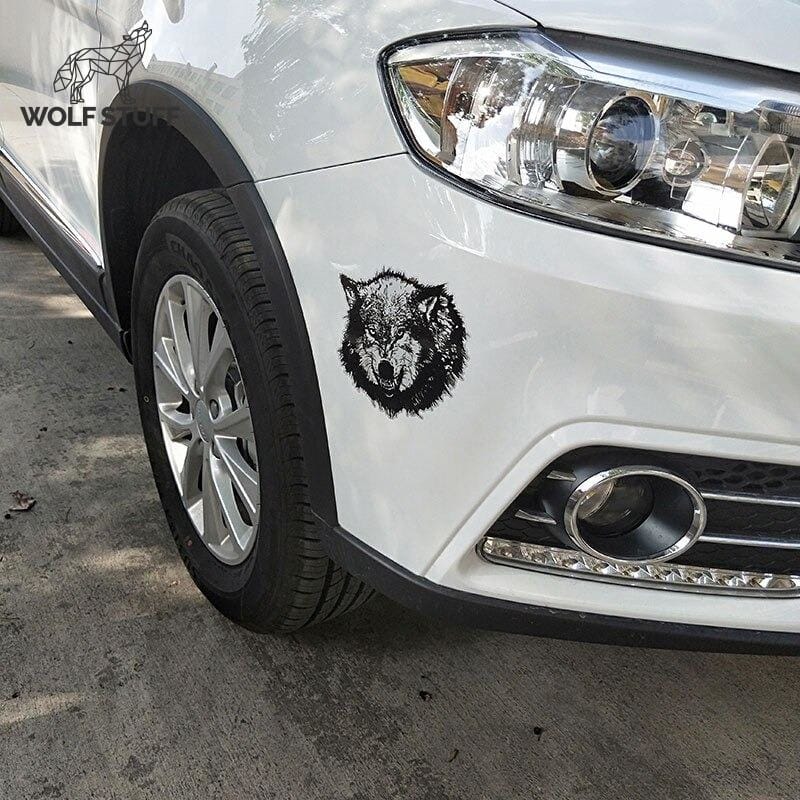 Wolf sticker for car
