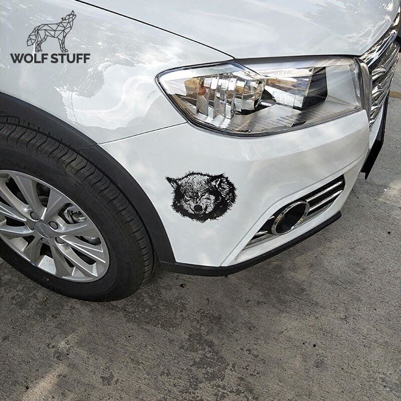 Wolf sticker for car