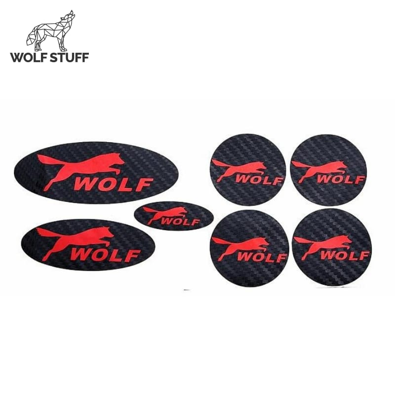 Wolf sticker logo