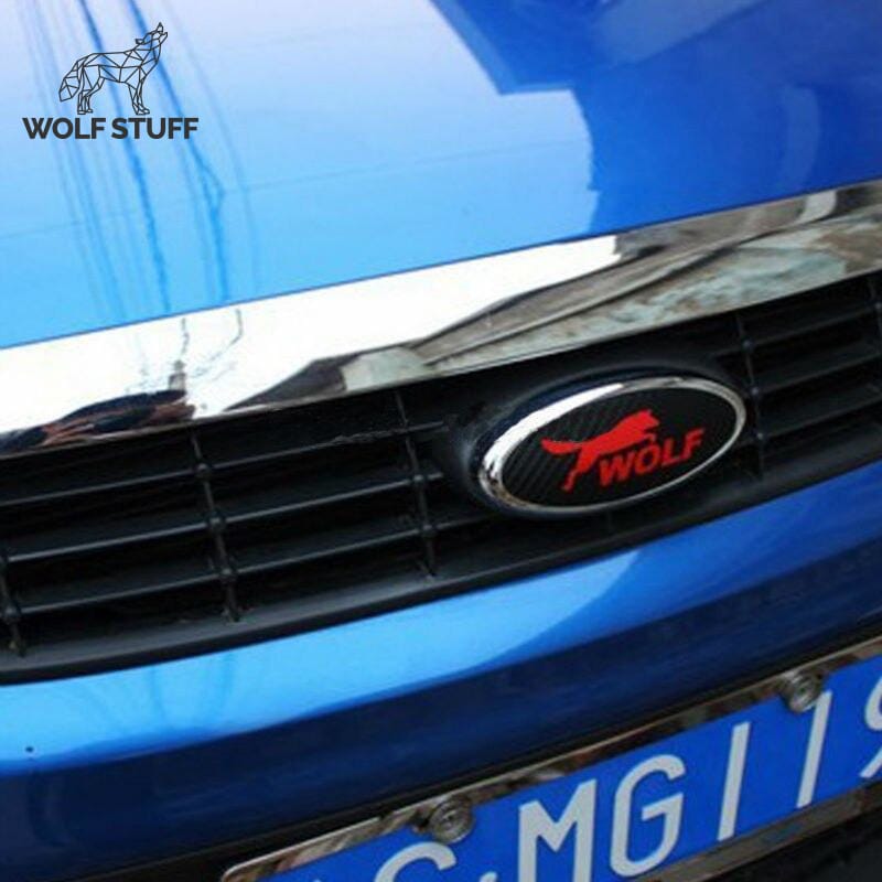 Wolf sticker logo