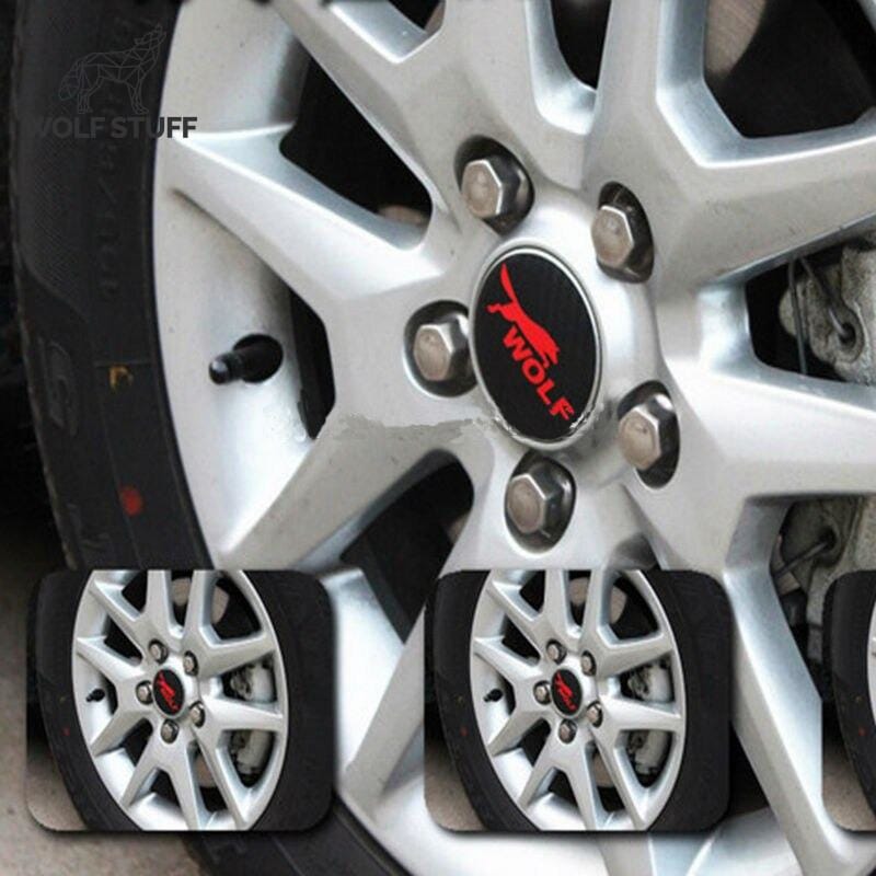 Wolf sticker logo