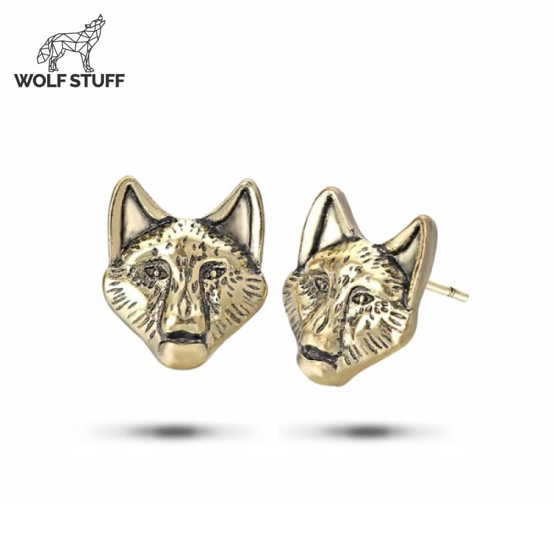 Wolf Stud Earrings