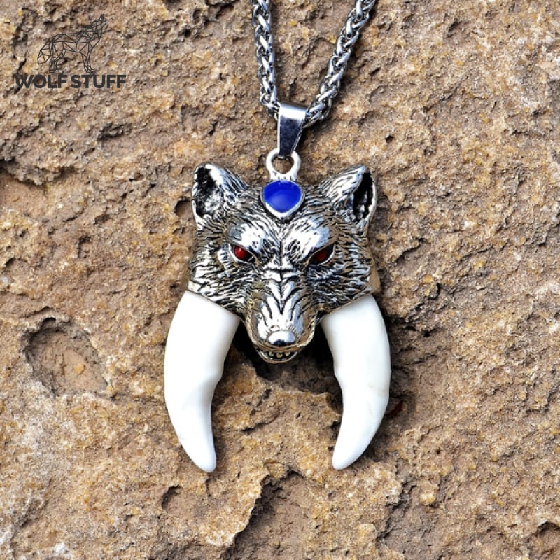 Wolf Tooth Pendant Necklace