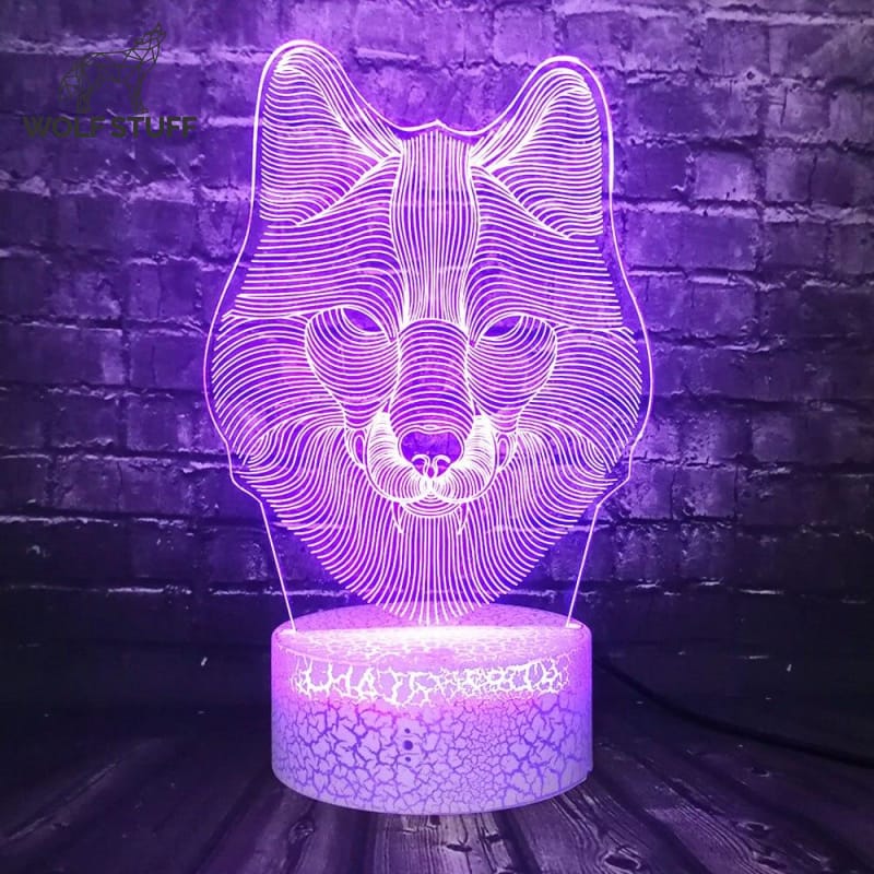 Wolf touch lamp