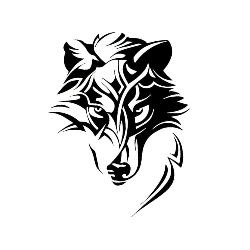 Wolf vinyl decal