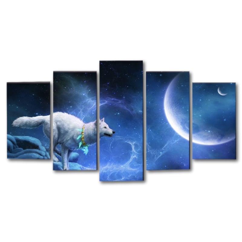 Wolf wall decor art