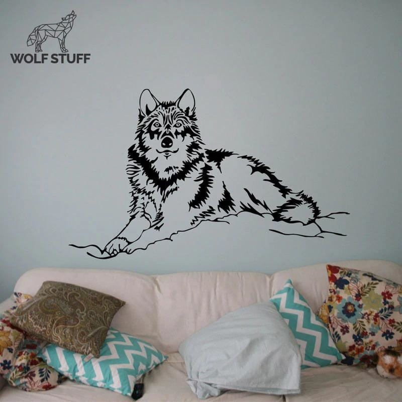 Wolf wall sticker Uk
