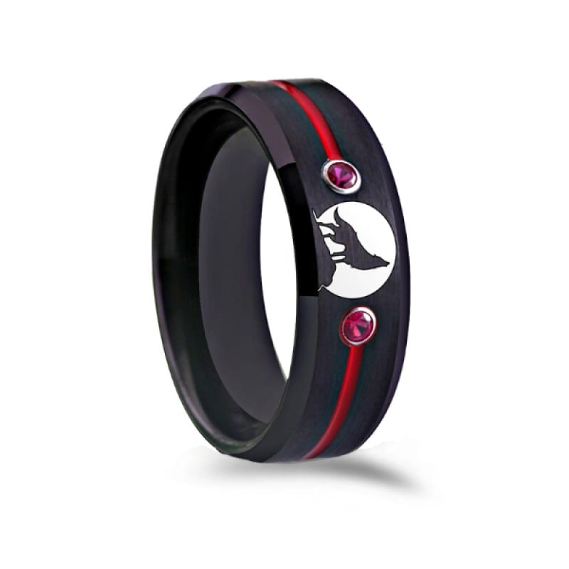 Wolf Wedding Ring