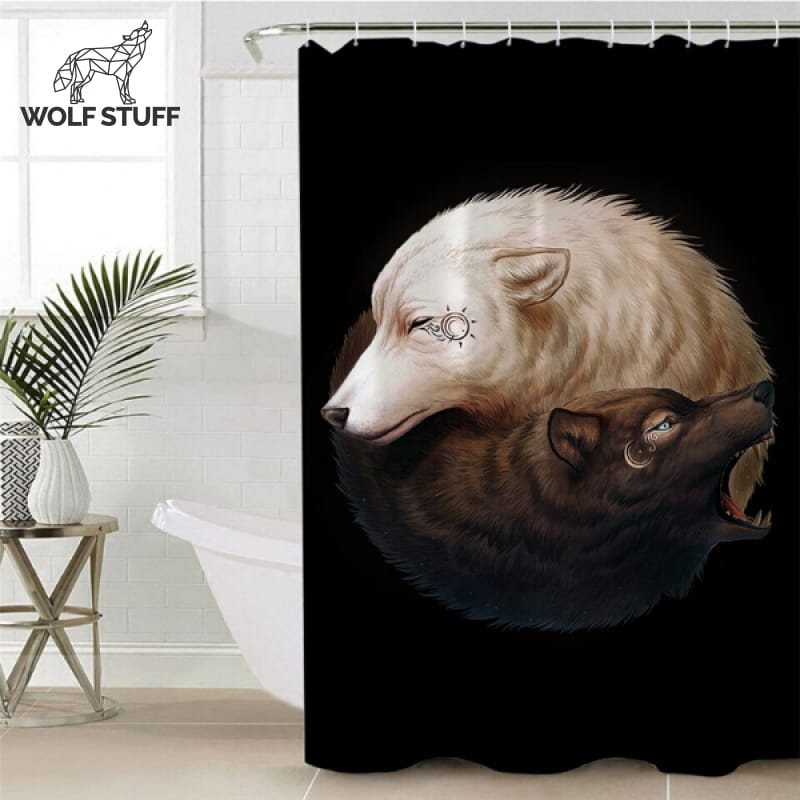 Yin Yang Shower Curtain