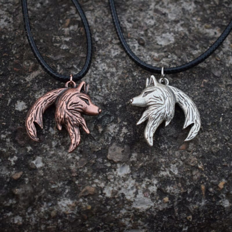 Yin Yang Wolf Pendant
