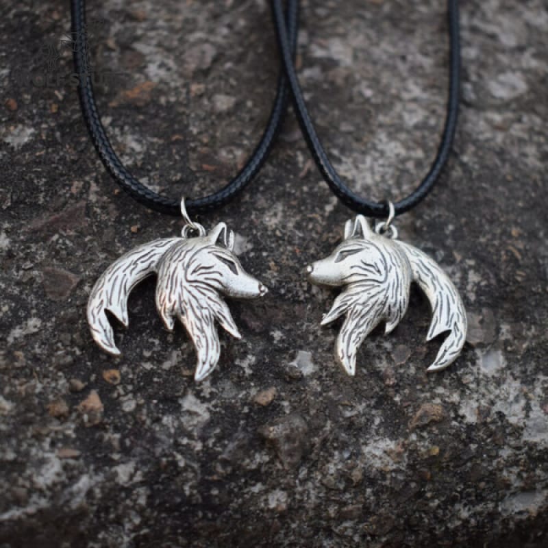 Yin Yang Wolf Pendant