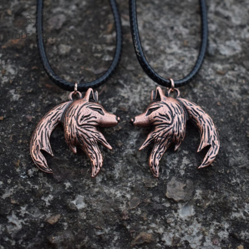 Yin Yang Wolf Pendant