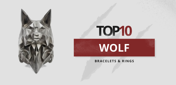 top wolf rings and bracelets for wolf lovers