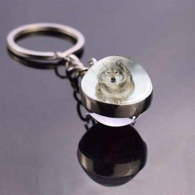 Alpha Wolf Keychain