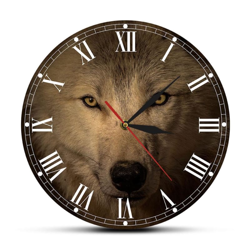 Wolf clock | Wolf Stuff