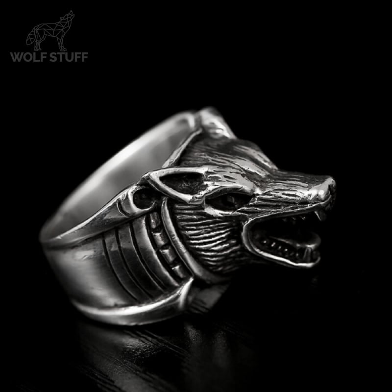 Antique Wolf Ring